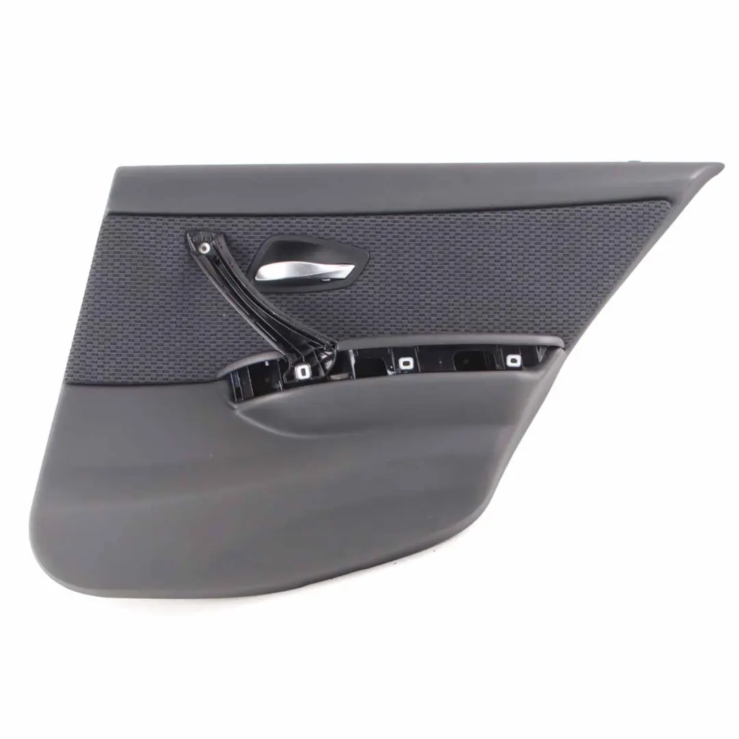 BMW E90 LCI Rear Right Door Card Panel O/S Cloth Leather Impuls Anthracite - SKU 9167908 - Part number 9167908