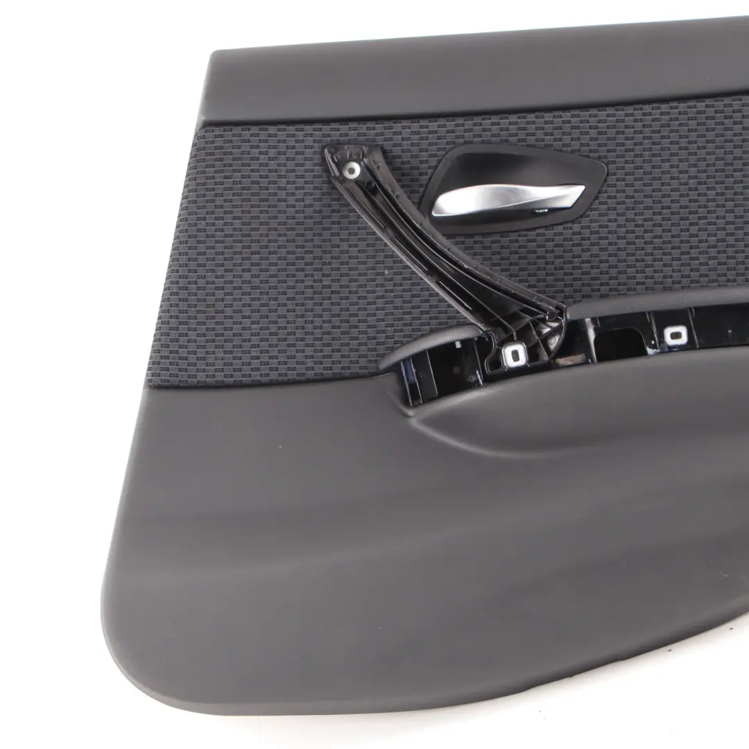 Puerta Trasera Derecha Panel Tarjeta Tela Cuero Impuls Antracita para BMW 3 E90 LCI con número de pieza 9167908 BMW 3 E90 LCI Puerta Trasera Derecha Panel Tarjeta Tela Cuero Impuls Antracita - SKU 9167908 - Número de pieza 9167908