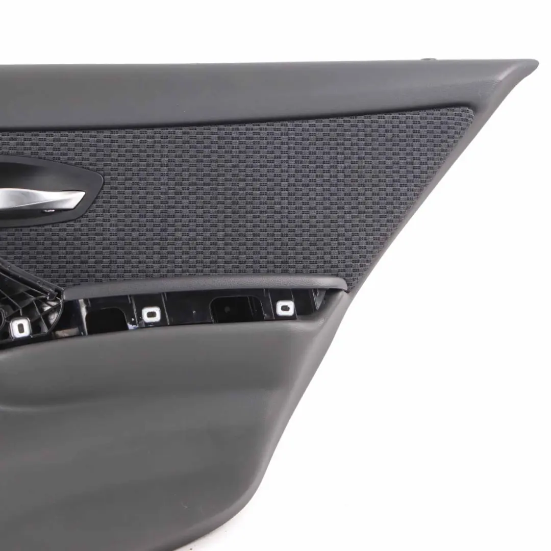 Puerta Trasera Derecha Panel Tarjeta Tela Cuero Impuls Antracita para BMW 3 E90 LCI con número de pieza 9167908 BMW 3 E90 LCI Puerta Trasera Derecha Panel Tarjeta Tela Cuero Impuls Antracita - SKU 9167908 - Número de pieza 9167908