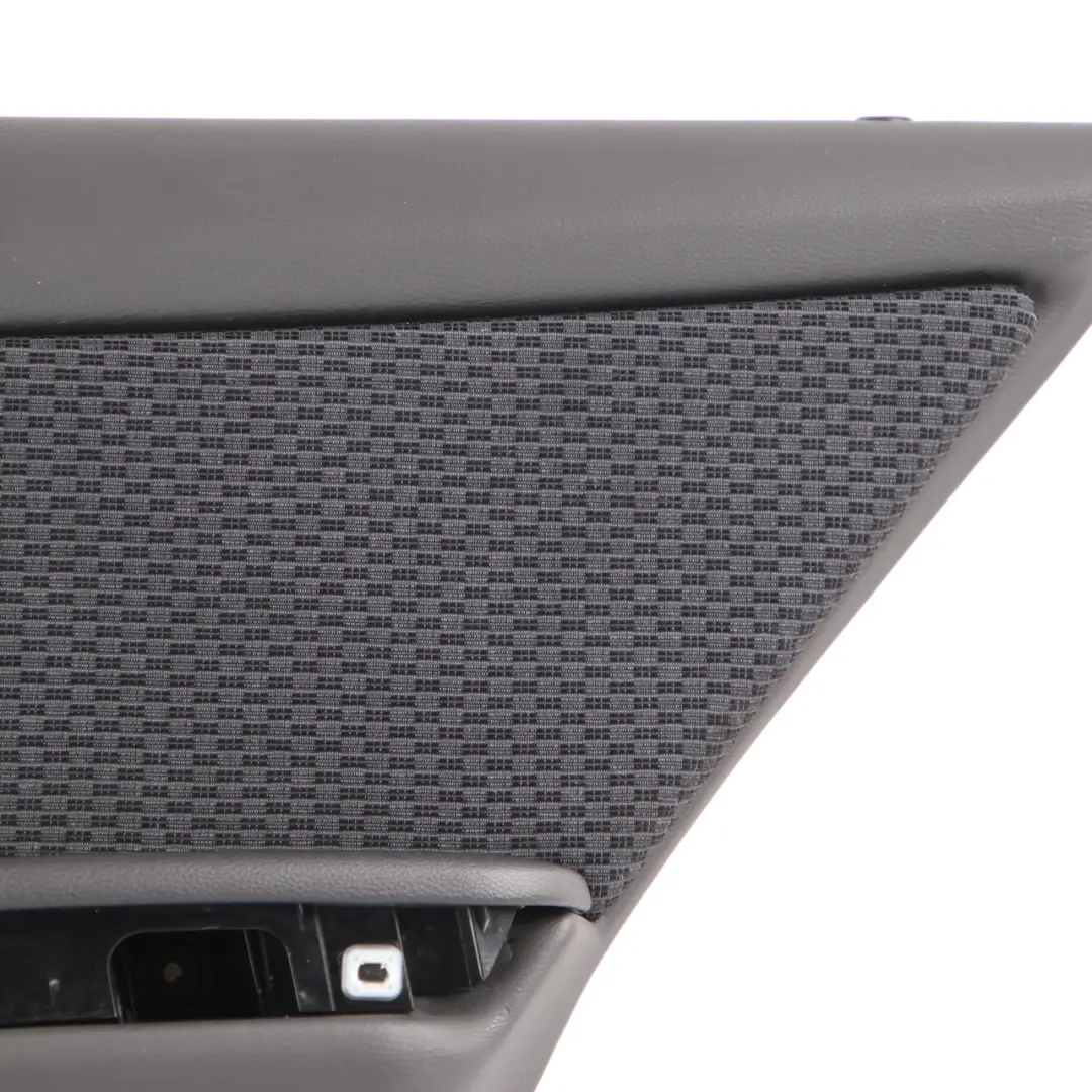 BMW E90 LCI Rear Right Door Card Panel O/S Cloth Leather Impuls Anthracite - SKU 9167908 - Part number 9167908