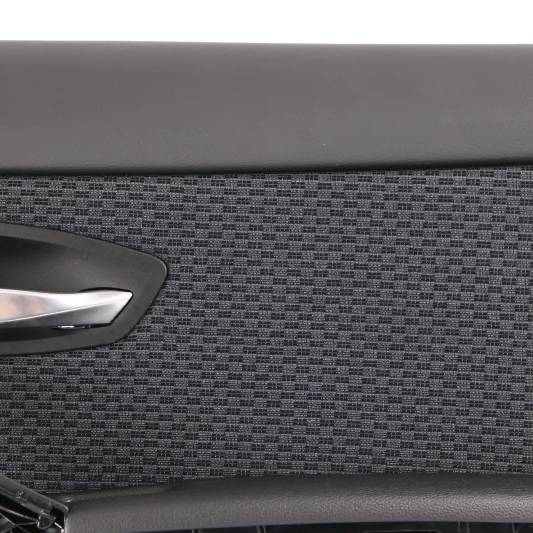 BMW E90 LCI Rear Right Door Card Panel O/S Cloth Leather Impuls Anthracite - SKU 9167908 - Part number 9167908