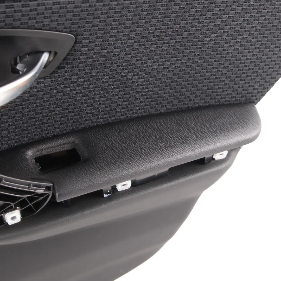 BMW E90 LCI Pannello Porta Tessuto Pelle Impulso Posteriore Destra Antracite - SKU 9167908 - Numero di parte 9167908