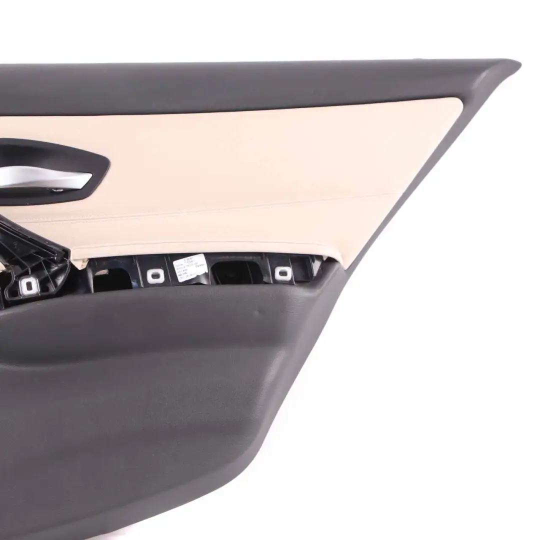BMW E90 LCI Pannello Porta Posteriore Destra Pelle Dakota Oyster - SKU 9167912 - Numero di parte 9167912