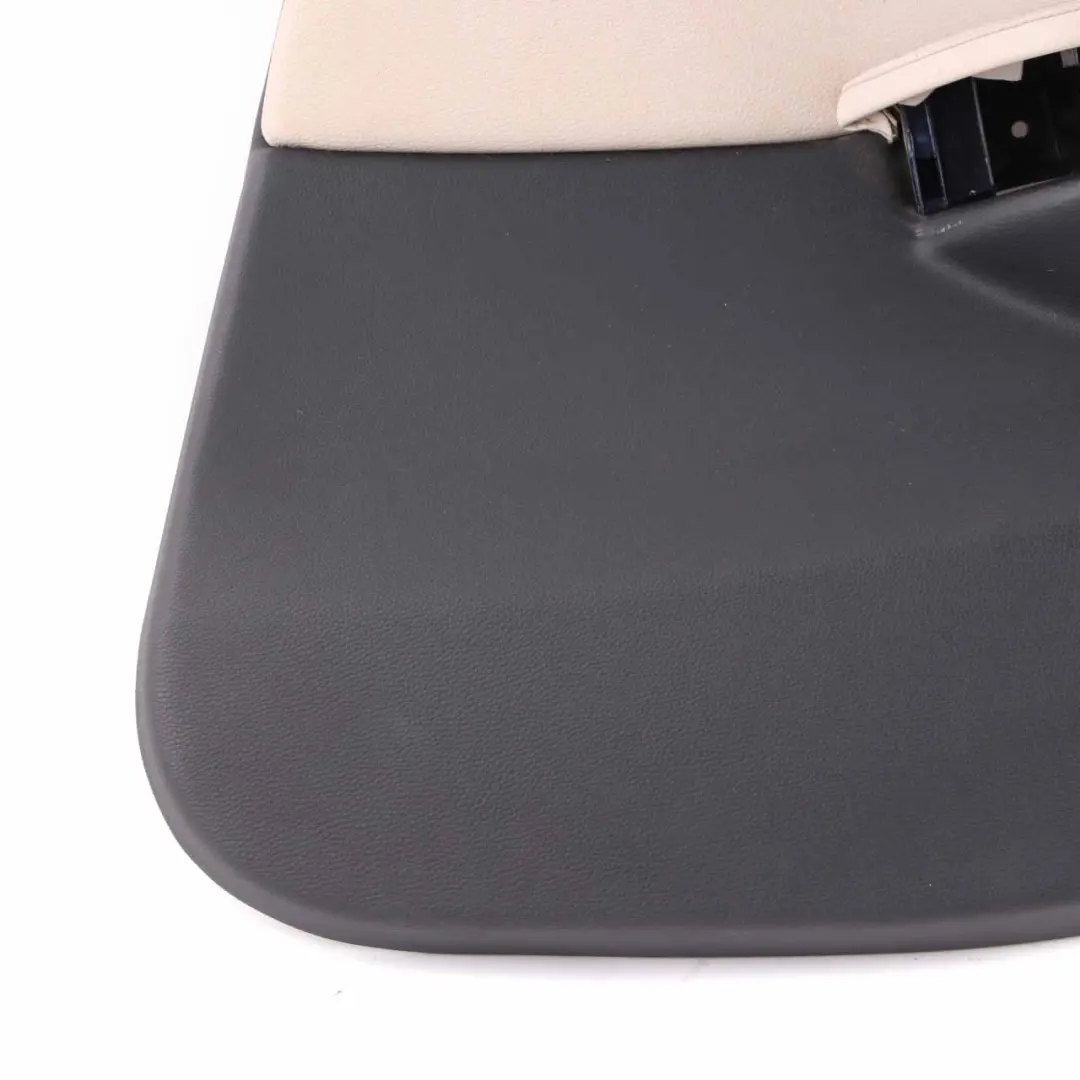 Right Door Card Panel O/S Leather Dakota Oyster to BMW E90 LCI Rear with Part number 9167912 BMW E90 LCI Rear Right Door Card Panel O/S Leather Dakota Oyster - SKU 9167912 - Part number 9167912
