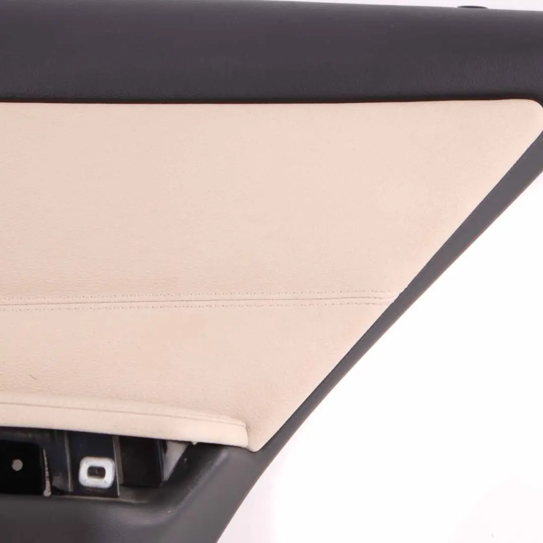 BMW E90 LCI Garniture de Porte Arriere Droite Cuir Dakota Huitre - SKU 9167912 - Numéro de pièce 9167912