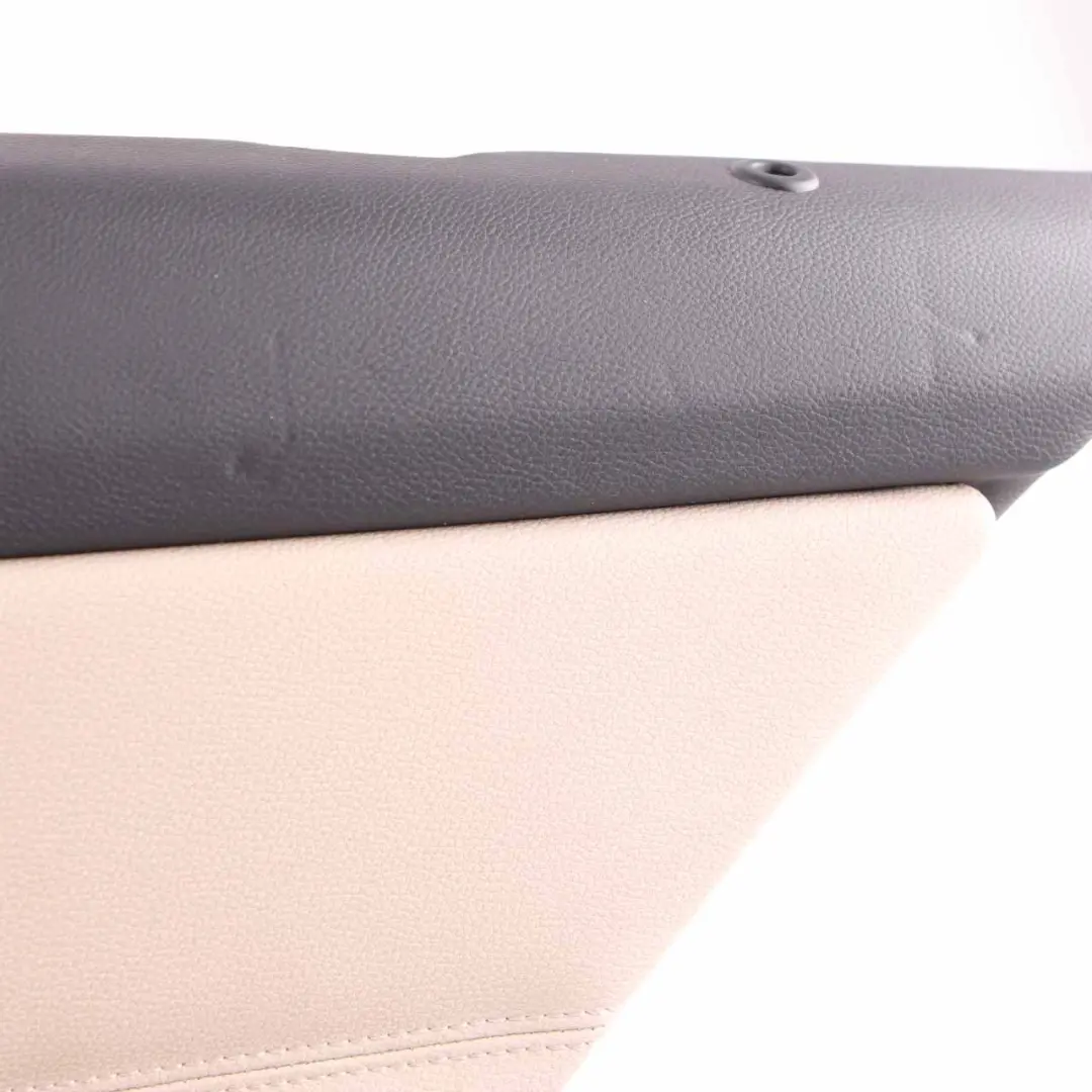 BMW E90 LCI Garniture de Porte Arriere Droite Cuir Dakota Huitre - SKU 9167912 - Numéro de pièce 9167912