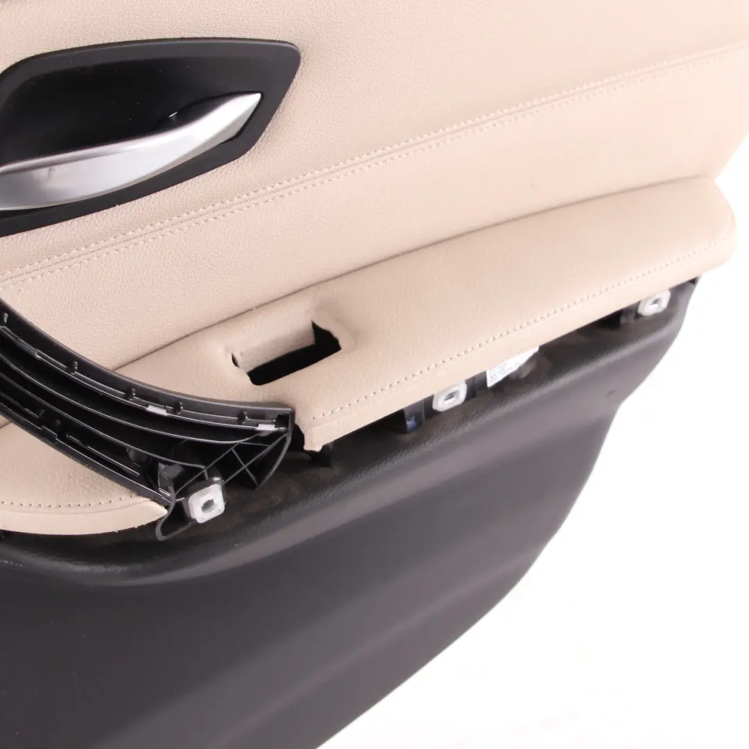 BMW E90 LCI Garniture de Porte Arriere Droite Cuir Dakota Huitre - SKU 9167912 - Numéro de pièce 9167912