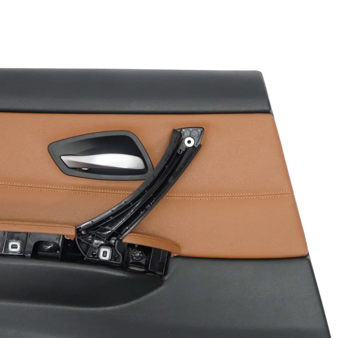 BMW 3 er E90 LCI Türverkleidung Abdeckung Hinten Links Leder Dakota Sattelbraun - SKU 9167913 - Teilenummer 9167913