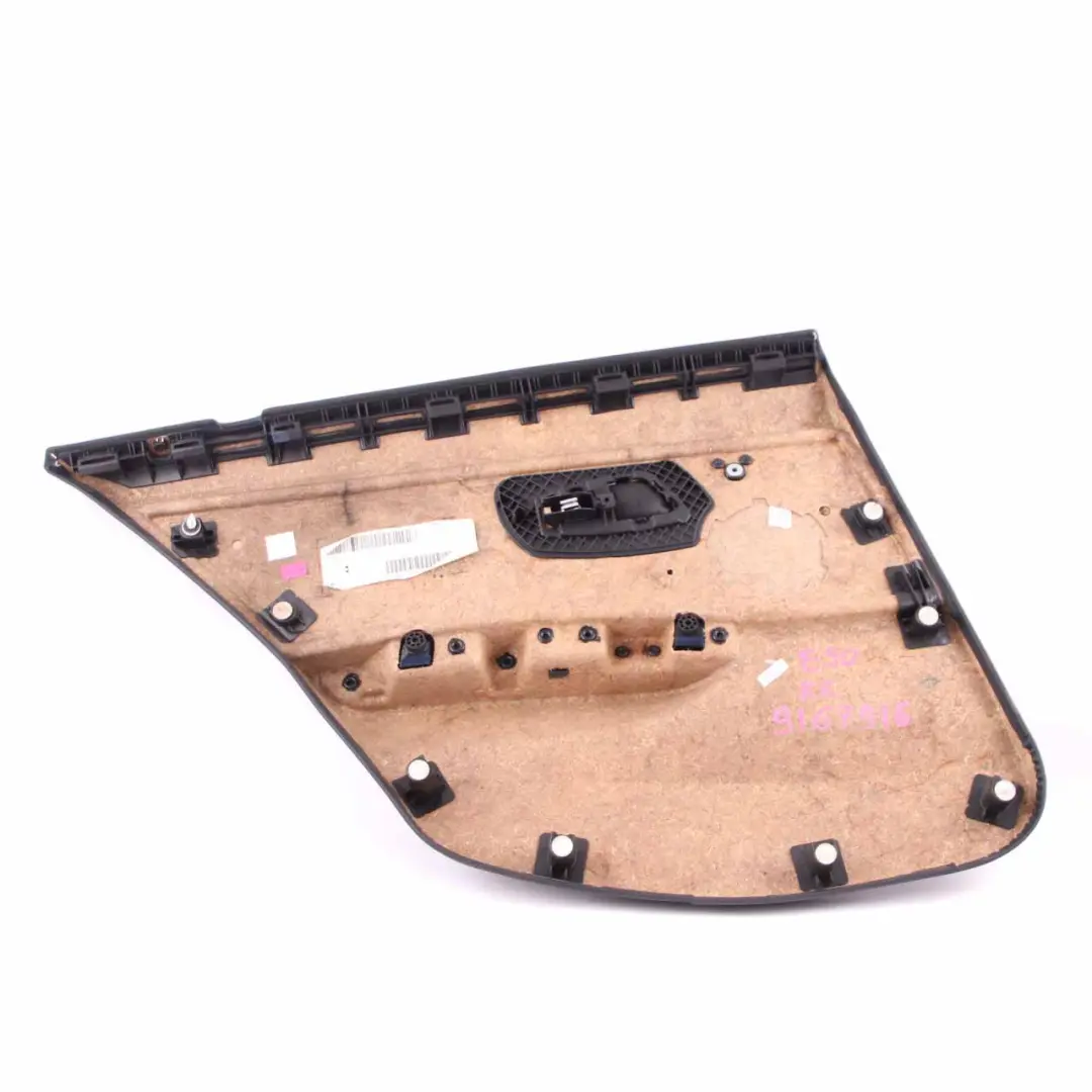 BMW E90 LCI Door Card Rear Right Panel O/S Leather Dakota Red Brown - SKU 9167916 - Part number 9167916