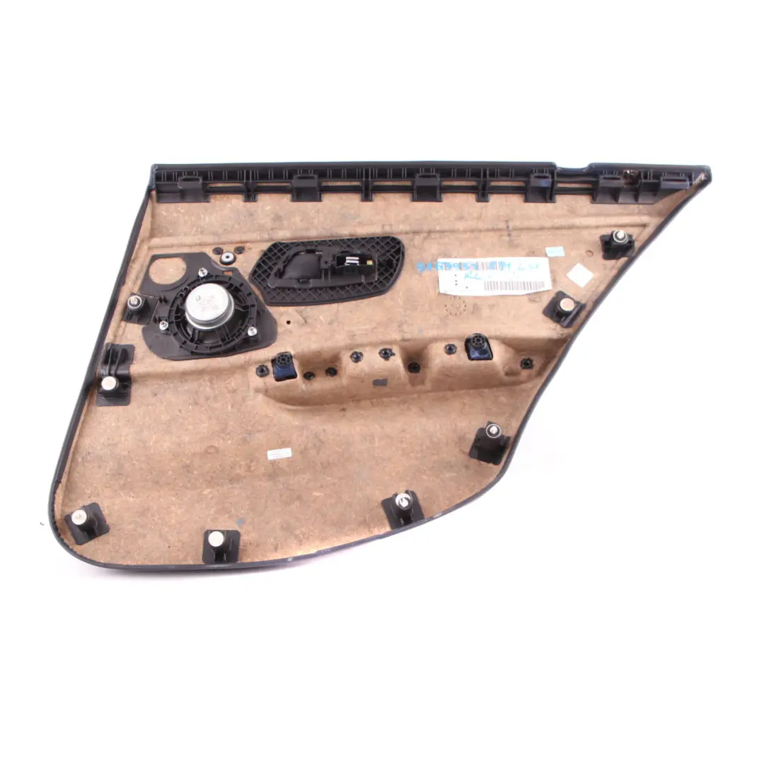 BMW E91 LCI Touring Rear Left N/S Door Card Leather Oyster Trim Panel - SKU 9167931 - Part number 9167931
