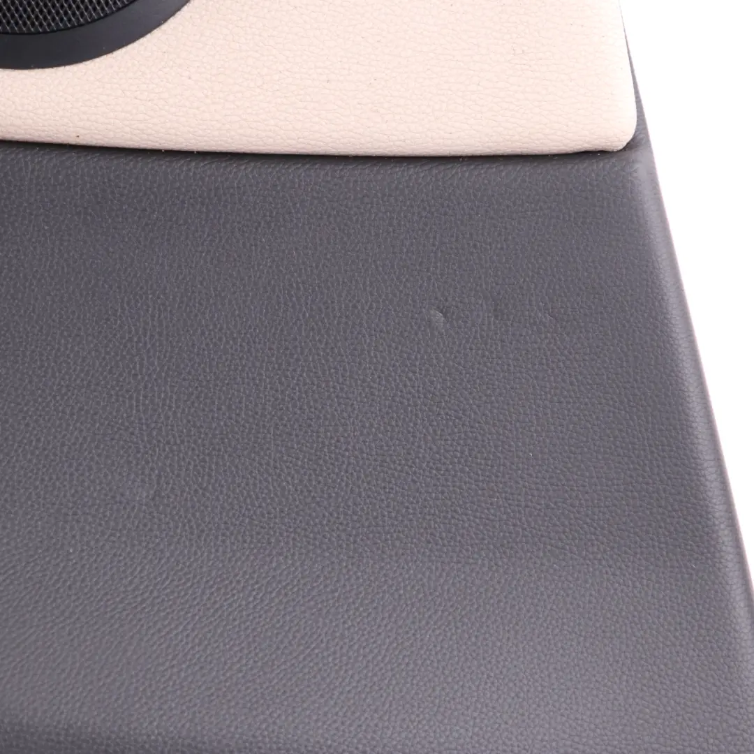 BMW E91 LCI Touring Carte porte arrière gauche Panneau garniture cuir Oyster - SKU 9167931 - Numéro de pièce 9167931