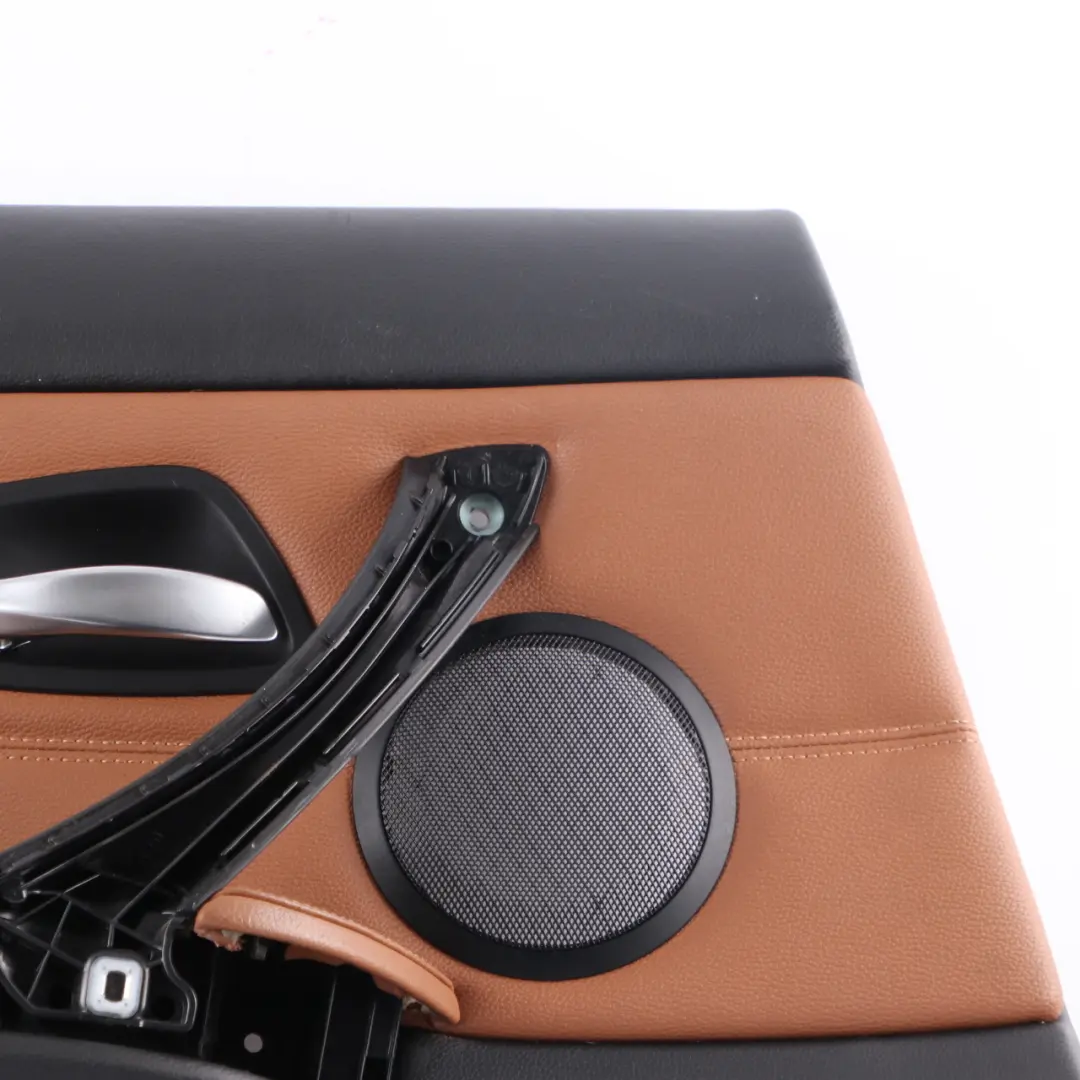 BMW E91 LCI Door Card Lining Rear Left N/S Leather Dakota Saddle Brown - SKU 9167933 - Part number 9167933