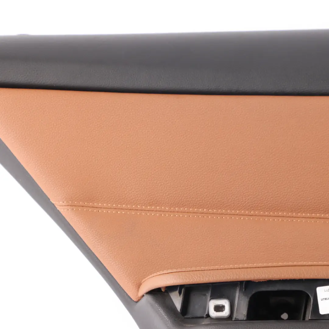 Door Card Lining Rear Left N/S Leather Dakota Saddle Brown to BMW E91 LCI with Part number 9167933 BMW E91 LCI Door Card Lining Rear Left N/S Leather Dakota Saddle Brown - SKU 9167933 - Part number 9167933