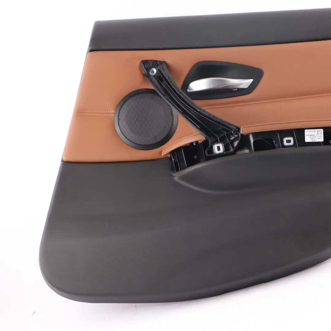 BMW E91 LCI Door Card Lining Rear Right O/S Leather Dakota Saddle Brown - SKU 9167934 - Part number 9167934