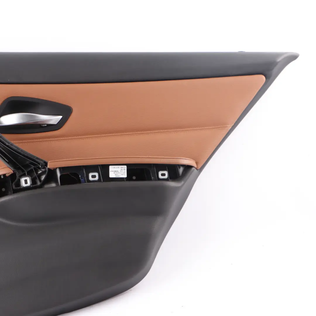 BMW E91 LCI Door Card Lining Rear Right O/S Leather Dakota Saddle Brown - SKU 9167934 - Part number 9167934