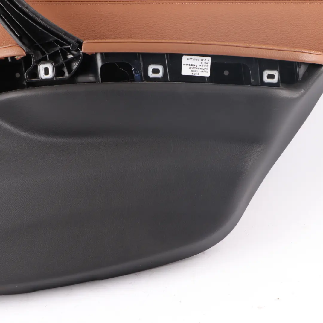 Door Card Lining Rear Right O/S Leather Dakota Saddle Brown to BMW E91 LCI with Part number 9167934 BMW E91 LCI Door Card Lining Rear Right O/S Leather Dakota Saddle Brown - SKU 9167934 - Part number 9167934
