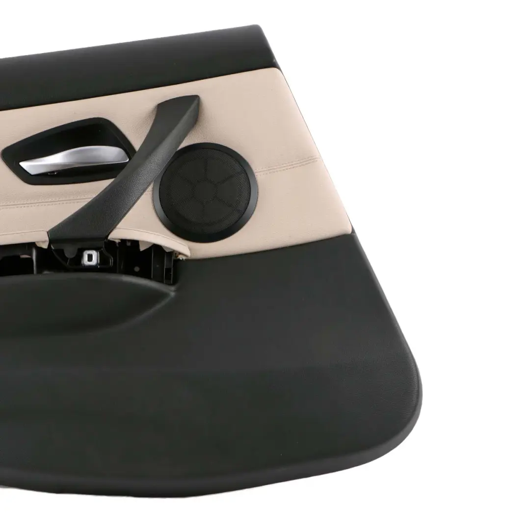 BMW 3 E90 E91 LCI Rear Left Door Card Panel N/S Leather Dakota Oyster - SKU 9167951 - Part number 9167951