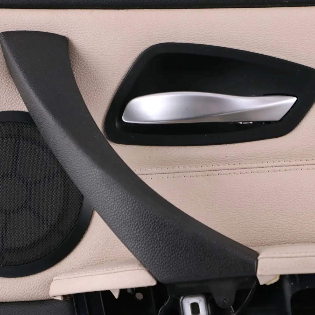 BMW 3 E90 E91 LCI Rear Right Door Card Panel O/S Leather Dakota Oyster - SKU 9167952 - Part number 9167952