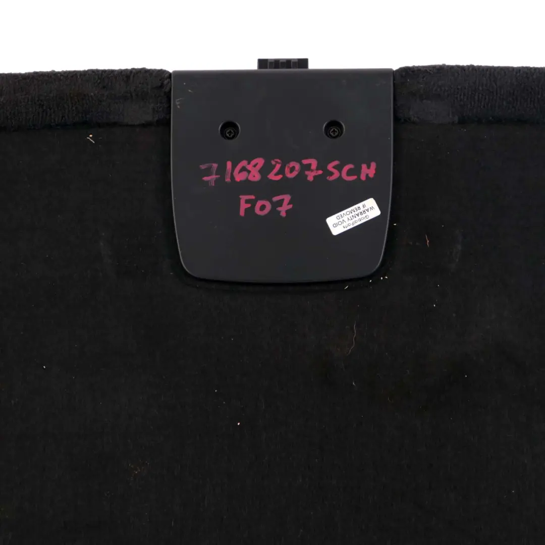 Boot Koffer Raum Boden Lagerung Verkleidung Splatte Teppich für BMW F07 GT mit Teilenummer 9168207 BMW F07 GT Boot Koffer Raum Boden Lagerung Verkleidung Splatte Teppich - SKU 9168207 - Teilenummer 9168207