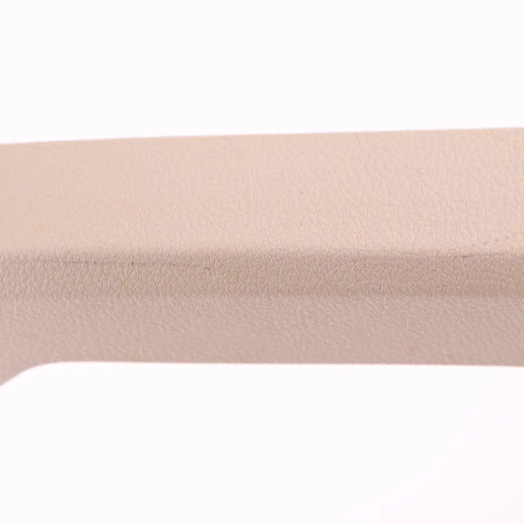 Finisher Upper Rail Exterior Right O/S Oyster to BMW F01 F10 F11 Cover Seat with Part number 9168258 BMW F01 F10 F11 Cover Seat Finisher Upper Rail Exterior Right O/S Oyster - SKU 9168258 - Part number 9168258