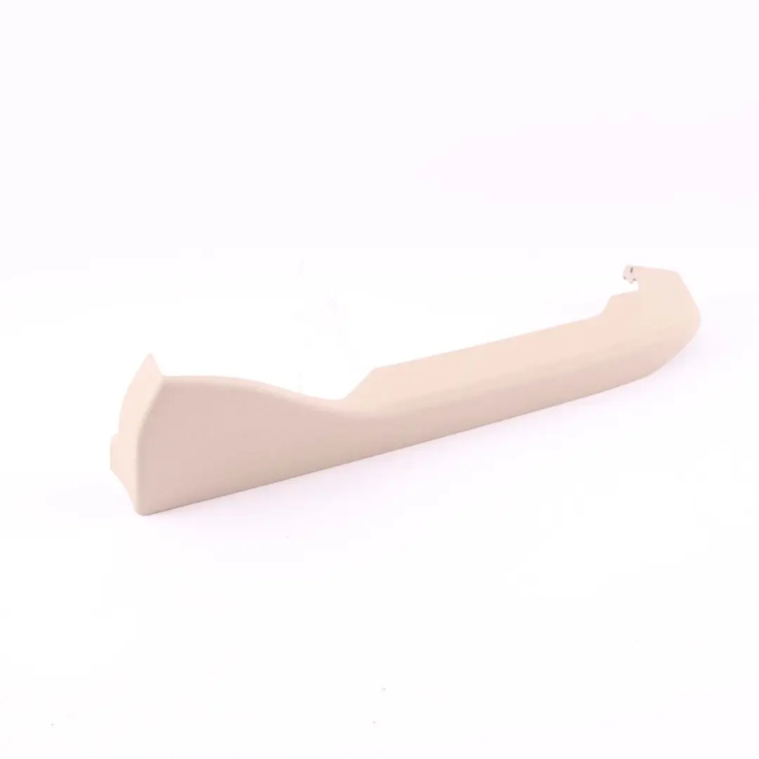 Finisher Upper Rail Exterior Right O/S Oyster to BMW F01 F10 F11 Cover Seat with Part number 9168258 BMW F01 F10 F11 Cover Seat Finisher Upper Rail Exterior Right O/S Oyster - SKU 9168258 - Part number 9168258