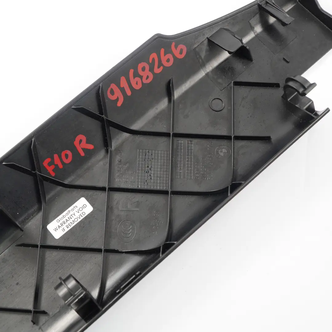  Vorne Sitz Abdeckung BMW F01 F10 F11 LCI Blende Oberschiene Rechts 6981778 - SKU 9168266 - Teilenummer 9168266