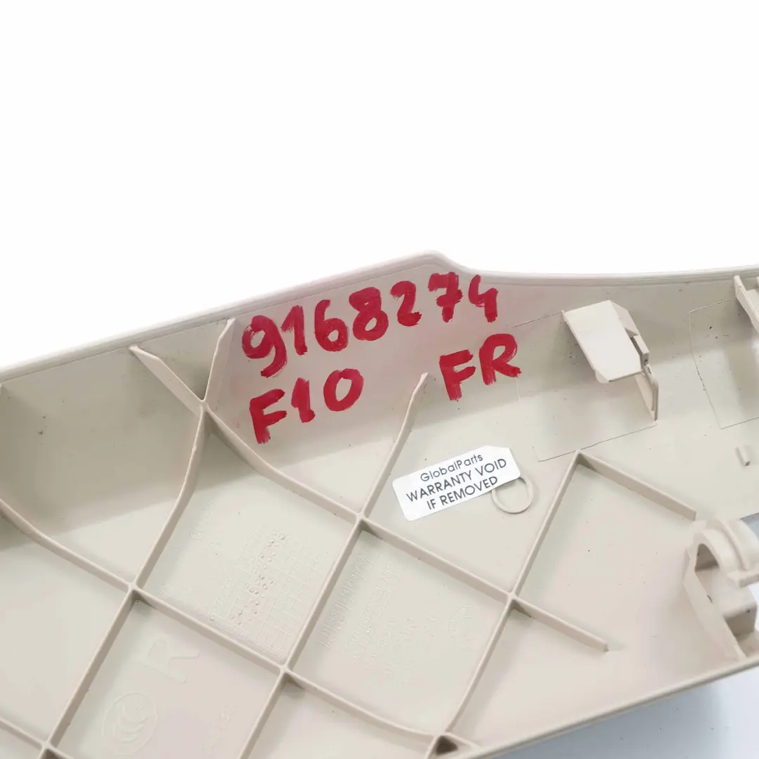 Blende Oberschiene Sitz Vorn Rechts Venetobeige für BMW F01 F10 F11 mit Teilenummer 9168274 BMW F01 F10 F11 Blende Oberschiene Sitz Vorn Rechts Venetobeige - SKU 9168274 - Teilenummer 9168274