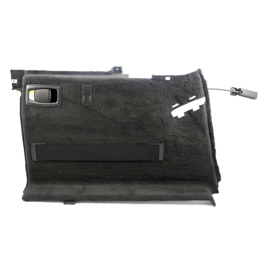 Pannello BMW F11 Touring Boot Trunk Sinistra Copertura Laterale Nero per con numero di parte 9168495 Pannello BMW F11 Touring Boot Trunk Sinistra Copertura Laterale Nero - SKU 9168495-1 - Numero di parte 9168495