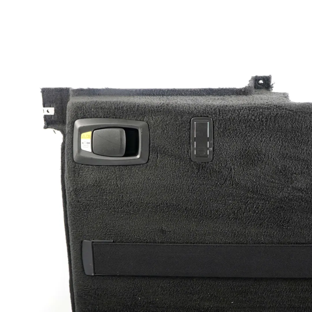 Verkleidung Gepäckraum Links Abdeckung Schwarz für BMW 5 er F11 Kombi 1 mit Teilenummer 9168495 BMW 5 er F11 Kombi 1 Verkleidung Gepäckraum Links Abdeckung Schwarz - SKU 9168495-1 - Teilenummer 9168495