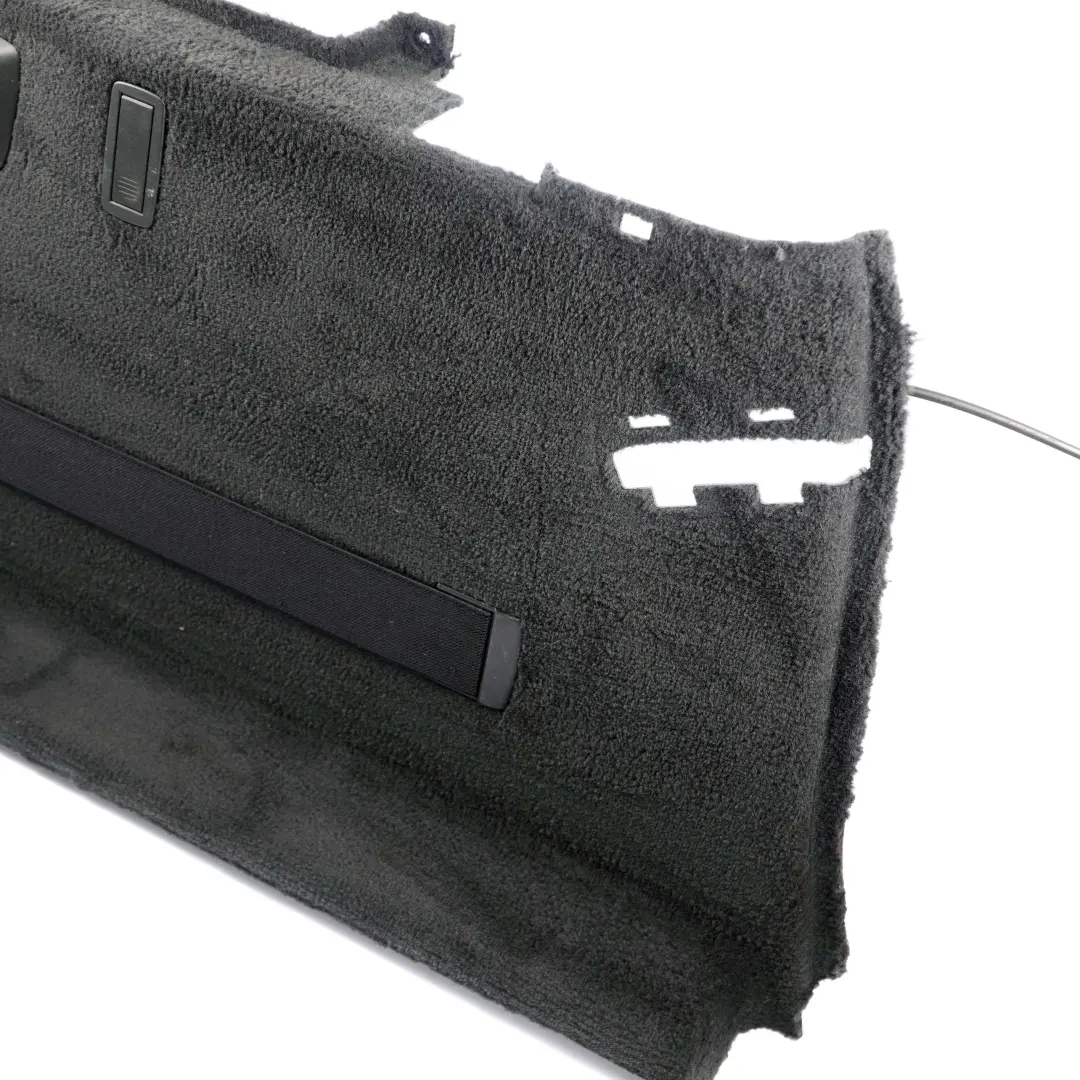 Pannello BMW F11 Touring Boot Trunk Sinistra Copertura Laterale Nero per con numero di parte 9168495 Pannello BMW F11 Touring Boot Trunk Sinistra Copertura Laterale Nero - SKU 9168495-1 - Numero di parte 9168495