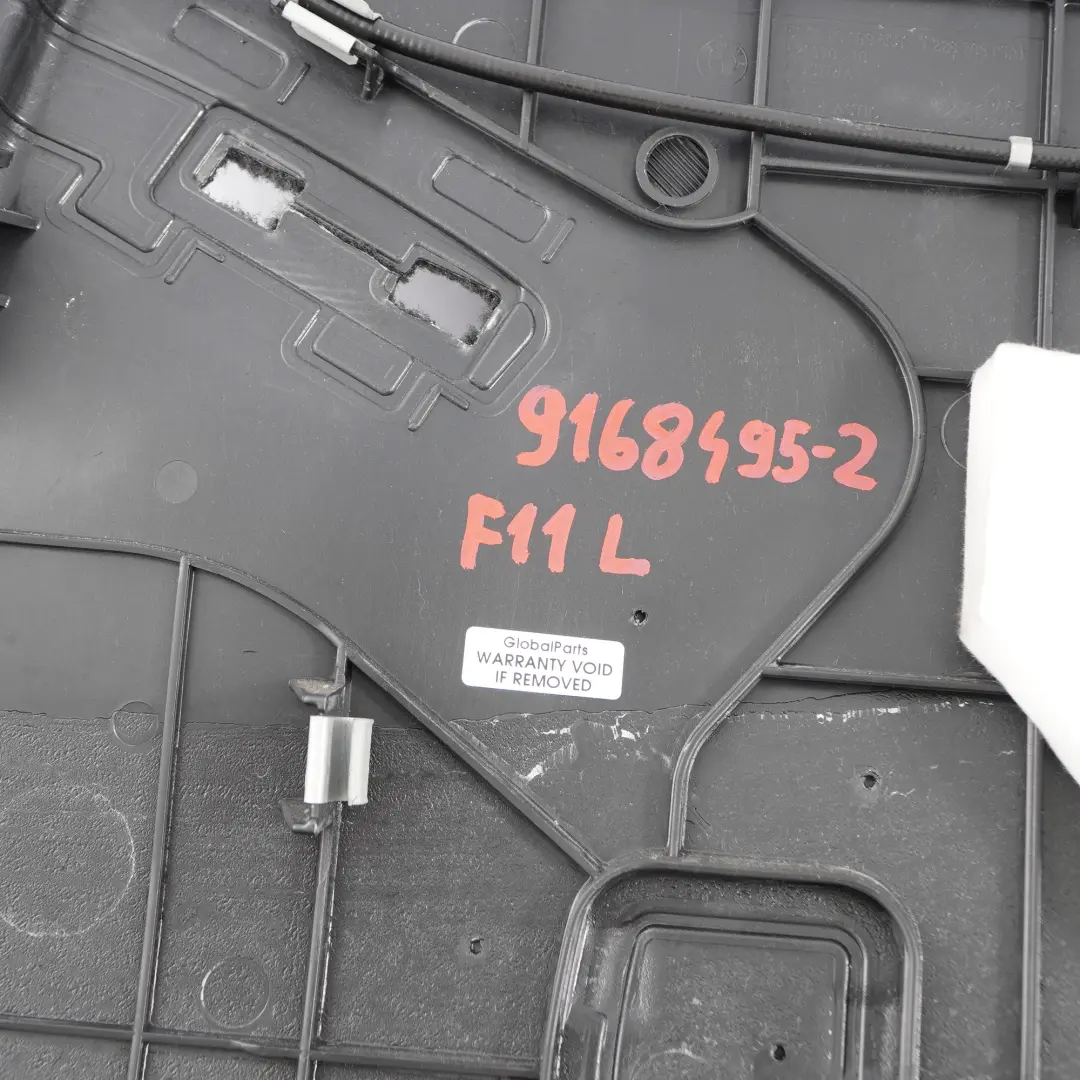  Trim Panel BMW F11 Touring Boot Trunk Left N/S Lateral Cover Black - SKU 9168495-2 - Part number 9168495
