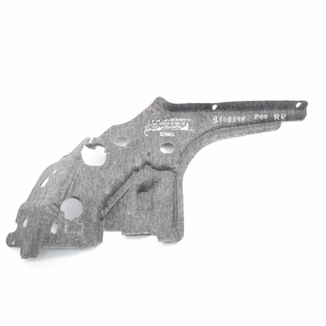 BMW F11 Touring Seitenverkleidung Hinten Rechts Isolierung Abdeckplatte - SKU 9168518 - Teilenummer 9168518