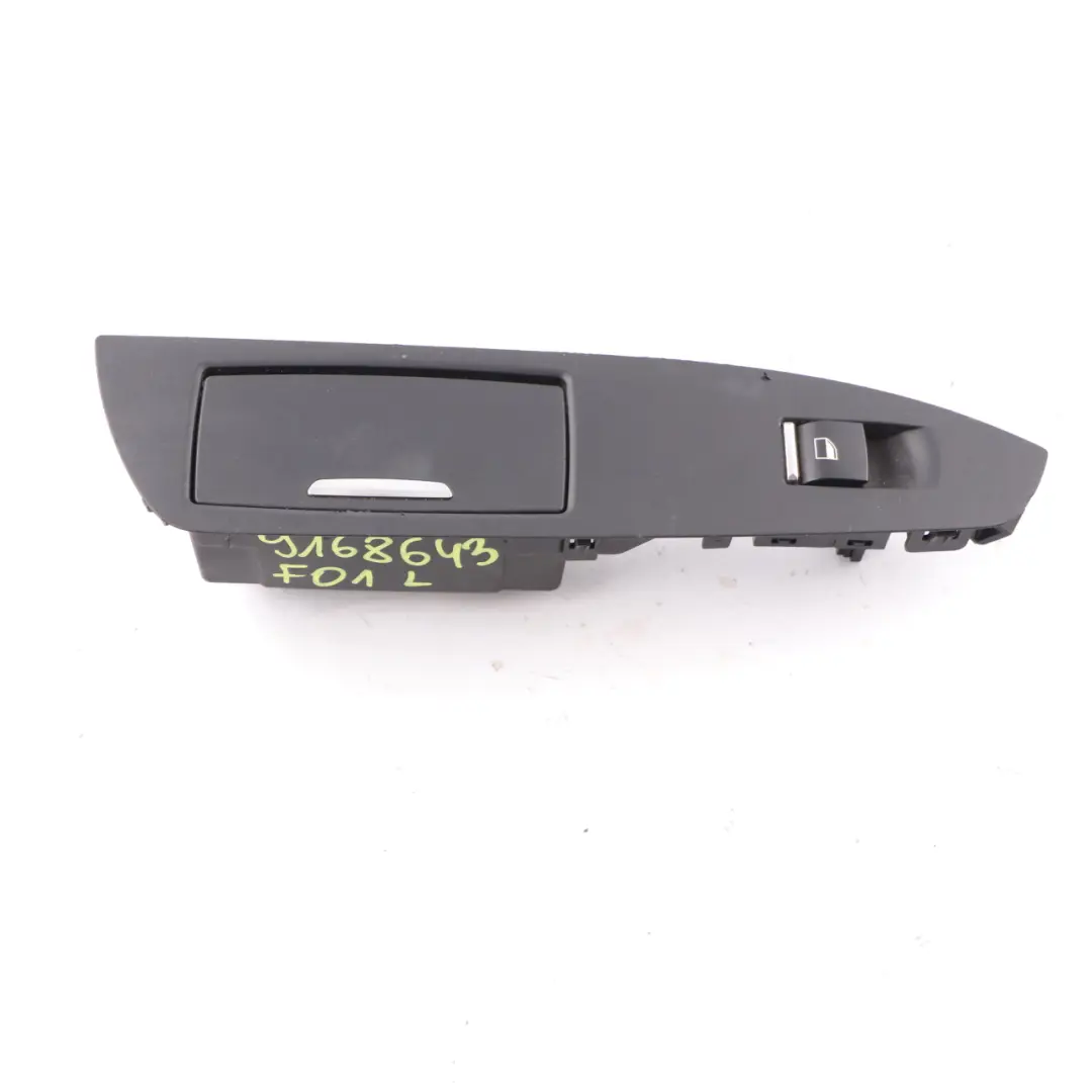 Window Switch Rear Left N/S Door Card Trim Ashtray Black to BMW F01 F02 with Part number 9168643 BMW F01 F02 Window Switch Rear Left N/S Door Card Trim Ashtray Black - SKU 9168643-1 - Part number 9168643