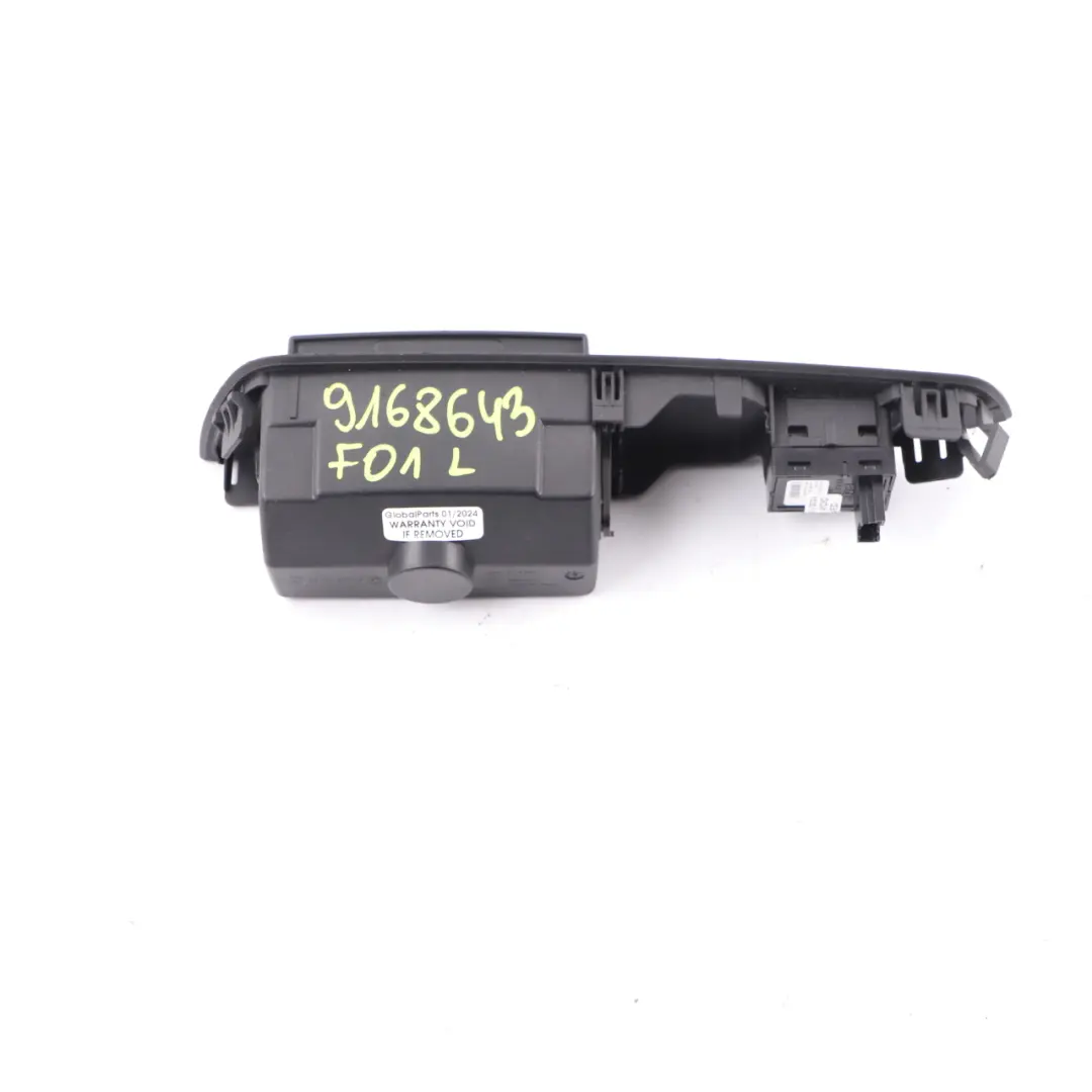 Window Switch Rear Left N/S Door Card Trim Ashtray Black to BMW F01 F02 with Part number 9168643 BMW F01 F02 Window Switch Rear Left N/S Door Card Trim Ashtray Black - SKU 9168643-1 - Part number 9168643