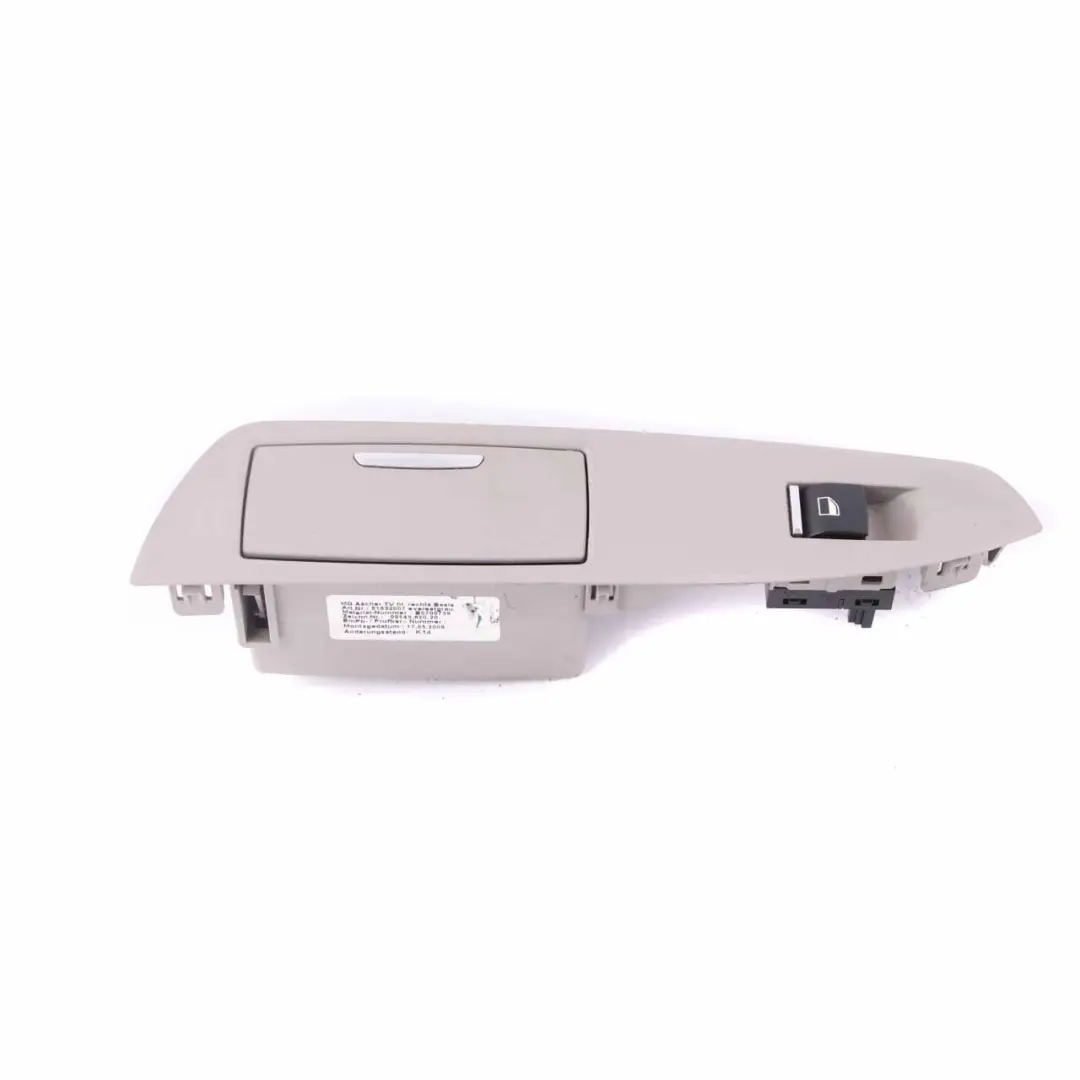 BMW F01 F02 Interruttore Alzacristallo Posteriore Destro Porta Posacenere Grigio - SKU 9168644 - Numero di parte 9168644