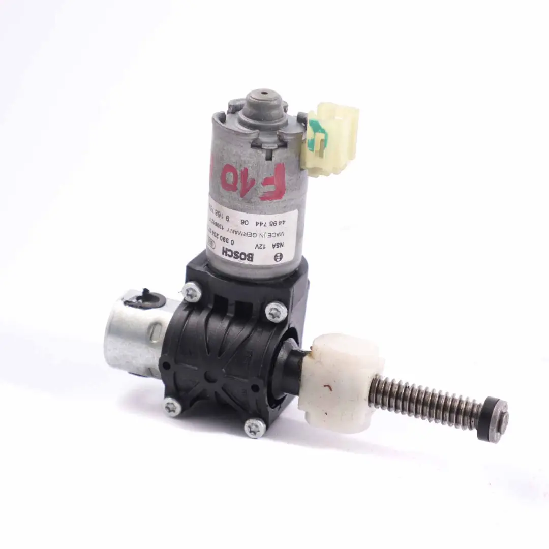 Front Left N/S Adjustment Adjuster Drive Actuator to Seat Motor BMW F10 F11 with Part number 9168759 Seat Motor BMW F10 F11 Front Left N/S Adjustment Adjuster Drive Actuator - SKU 9168759 - Part number 9168759