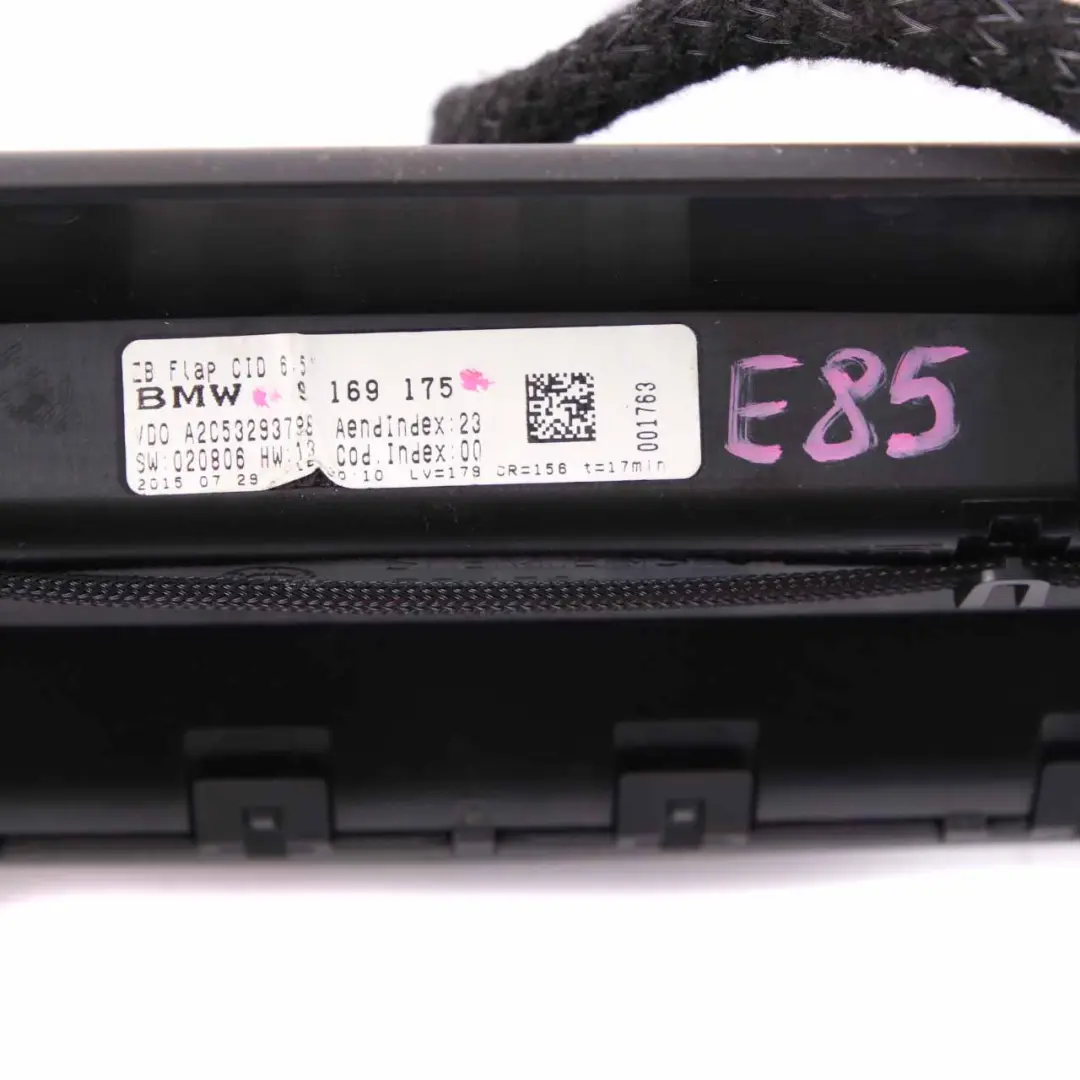 Dashboard Monitor BMW Z4 E85 Onboard Central Information Display Screen to with Part number 9169175 Dashboard Monitor BMW Z4 E85 Onboard Central Information Display Screen - SKU 9169175 - Part number 9169175