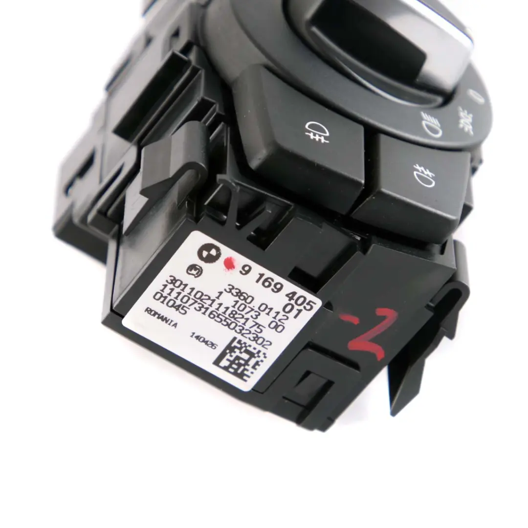 BMW 1 3 Series E82 E90 E91 LCI 2 Headlamp Light Control Unit Switch - SKU 9169405-2 - Part number 9169405
