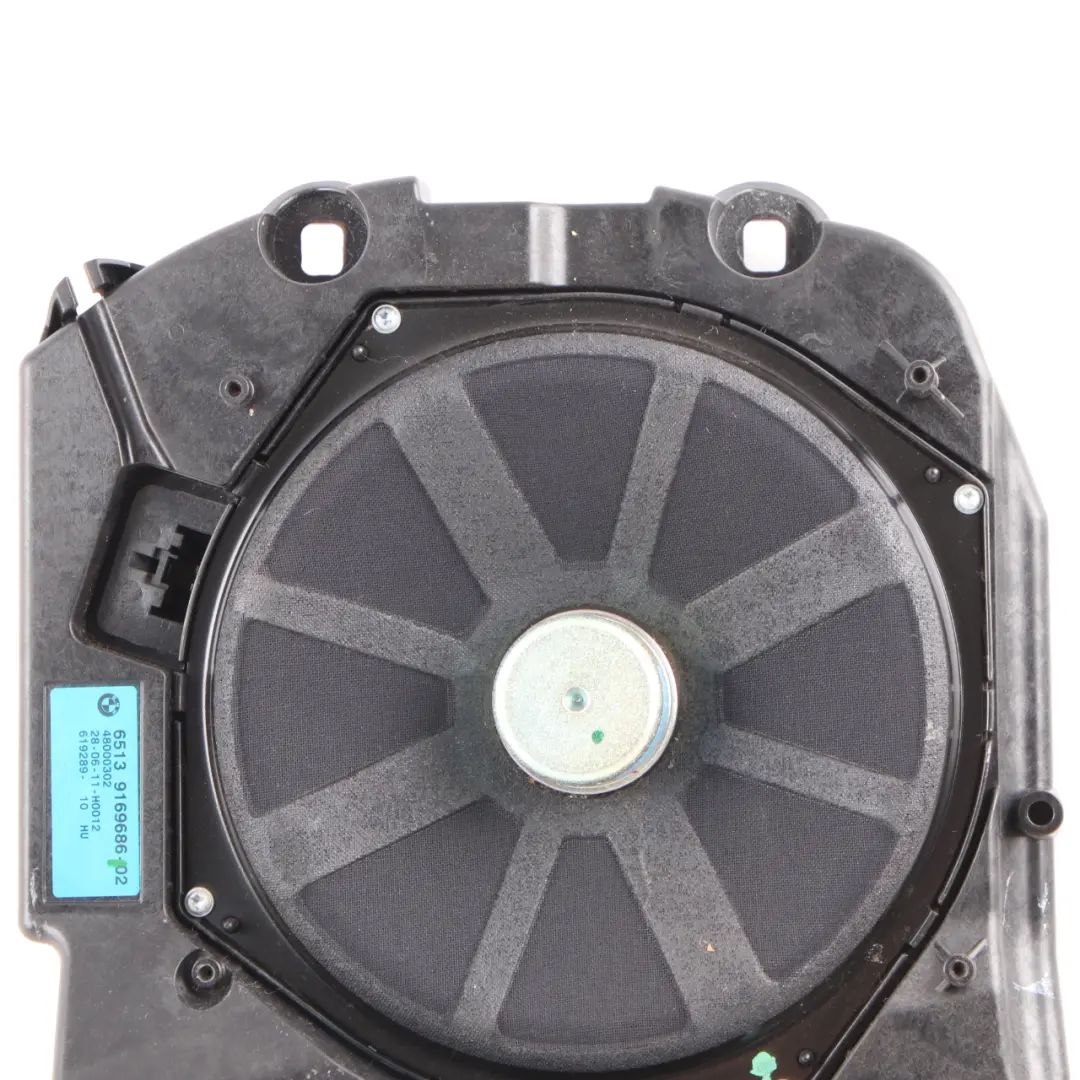 BMW F10 F11 F13 Central Speaker Front Right HiFi Subwoofer Bass - SKU 9169686 - Part number 9169686
