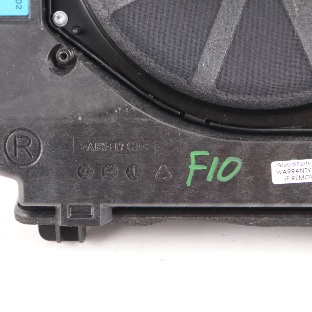 BMW F10 F11 F13 Central Speaker Front Right HiFi Subwoofer Bass - SKU 9169686 - Part number 9169686