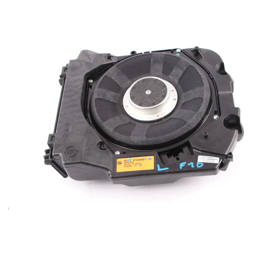 Central Speaker BMW F10 F11 Left N/S HiFi Subwoofer Bass Harman Kardon  - SKU 9169687 - Part number 9169687