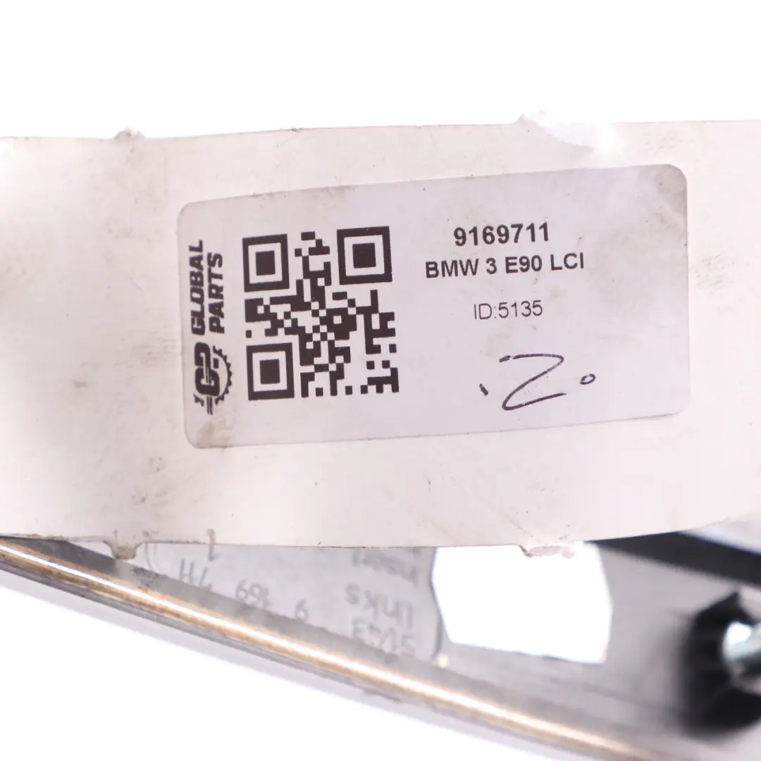 Door Trim Panel Rear Left N/S Walnut Wood to BMW E90 E91 LCI with Part number 9169711 BMW E90 E91 LCI Door Trim Panel Rear Left N/S Walnut Wood - SKU 9169711 - Part number 9169711