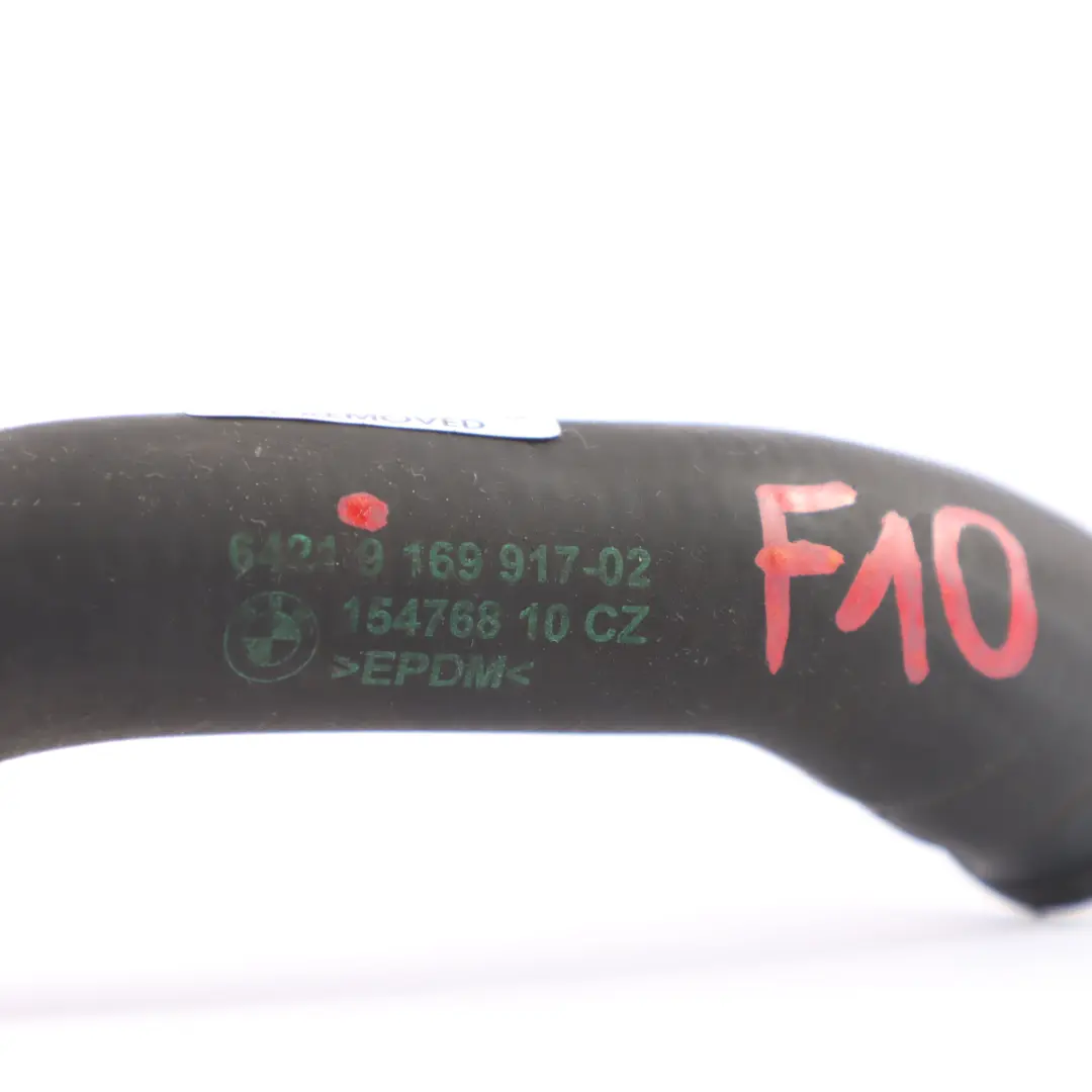 N52N N53 Tubo flessibile del refrigerante benzina per BMW F10 F11 con numero di parte 9169917 BMW F10 F11 N52N N53 Tubo flessibile del refrigerante benzina - SKU 9169917 - Numero di parte 9169917