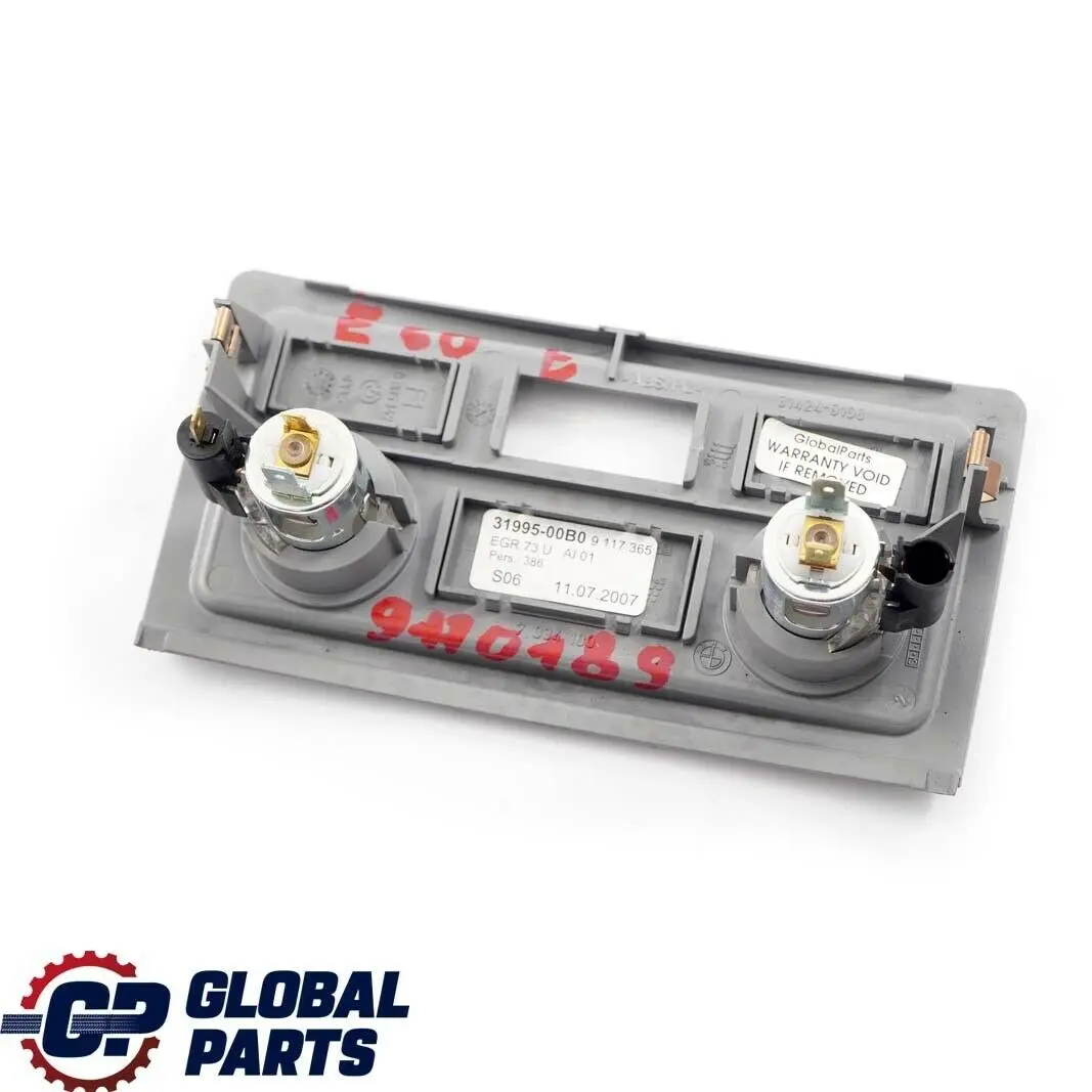 BMW E60 E61 Consola Central Trasera Embellecedor Encendedor Gris 9117365 - SKU 9170189 - Número de pieza 9170189