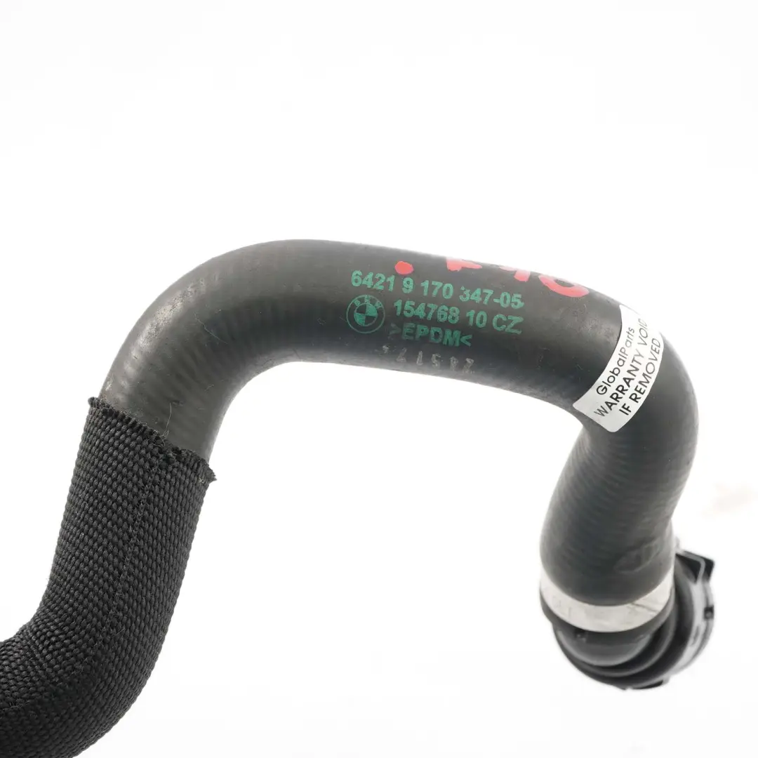 Tuyau de Liquide de Refroidissement Radiateur BMW F01 F10 Diesel - SKU 9170347 - Numéro de pièce 9170347