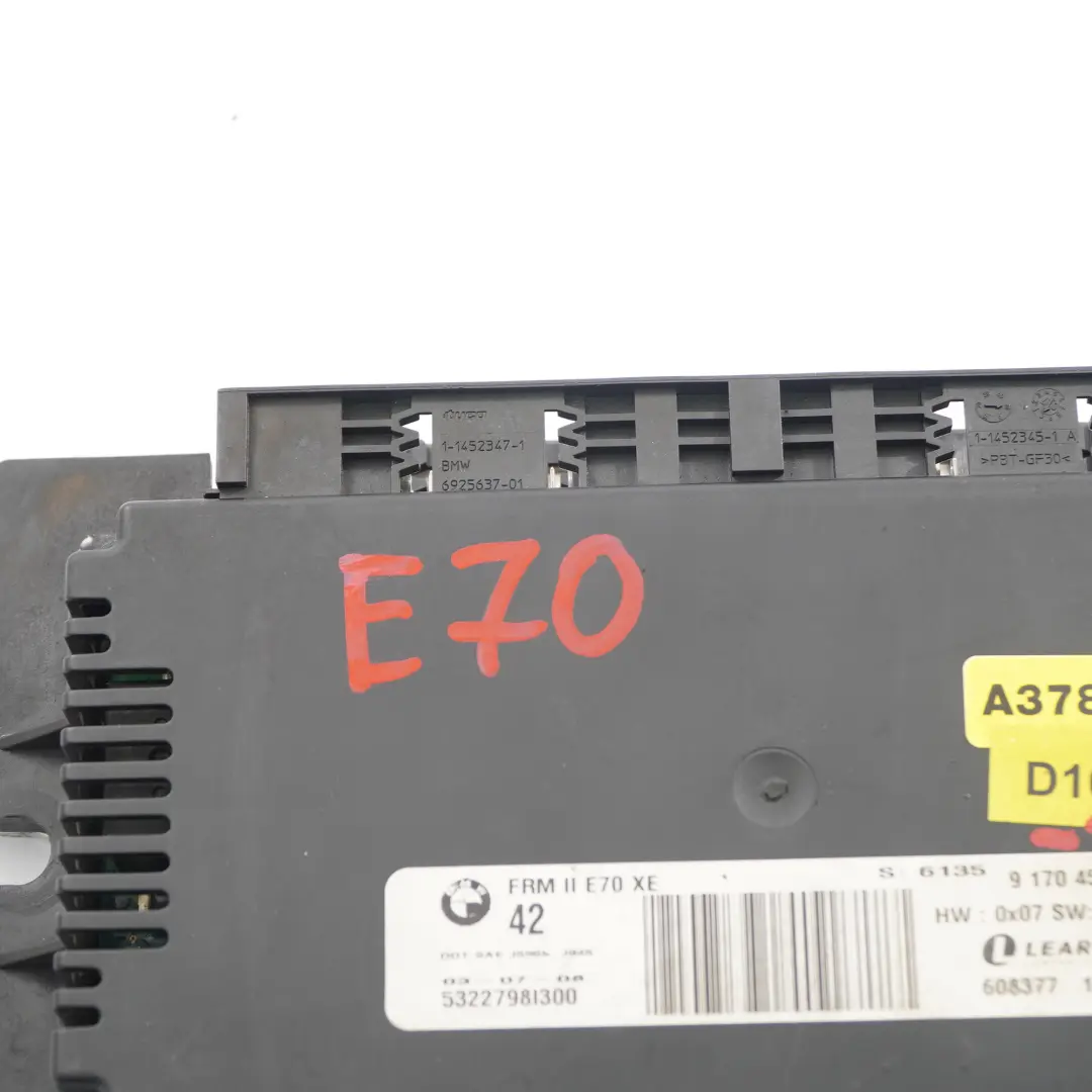 BMW X5 E70 Módulo control luces xenón Footwell ECU FRM II Lear - SKU 9170453-1 - Número de pieza 9170453
