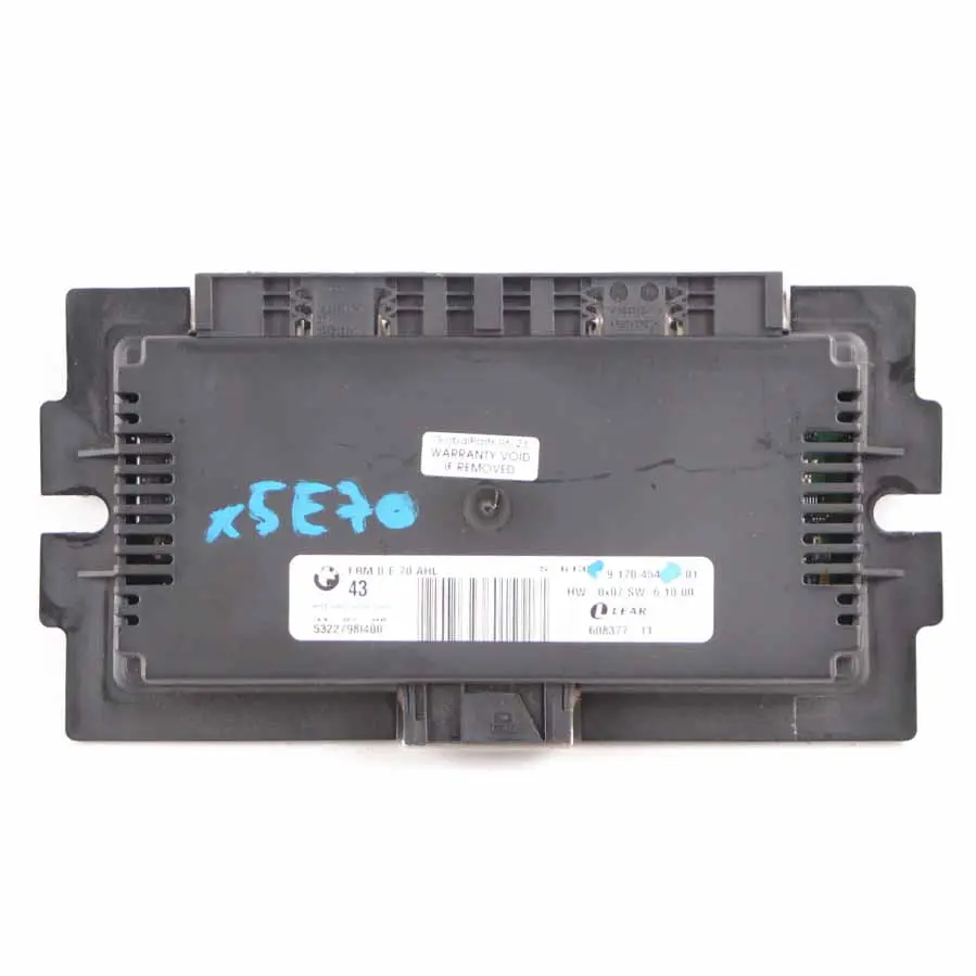 Footwell ECU Light Control Unit Module FRM II Lear to BMW X5 E70 with Part number 9170454 BMW X5 E70 Footwell ECU Light Control Unit Module FRM II Lear - SKU 9170454 - Part number 9170454