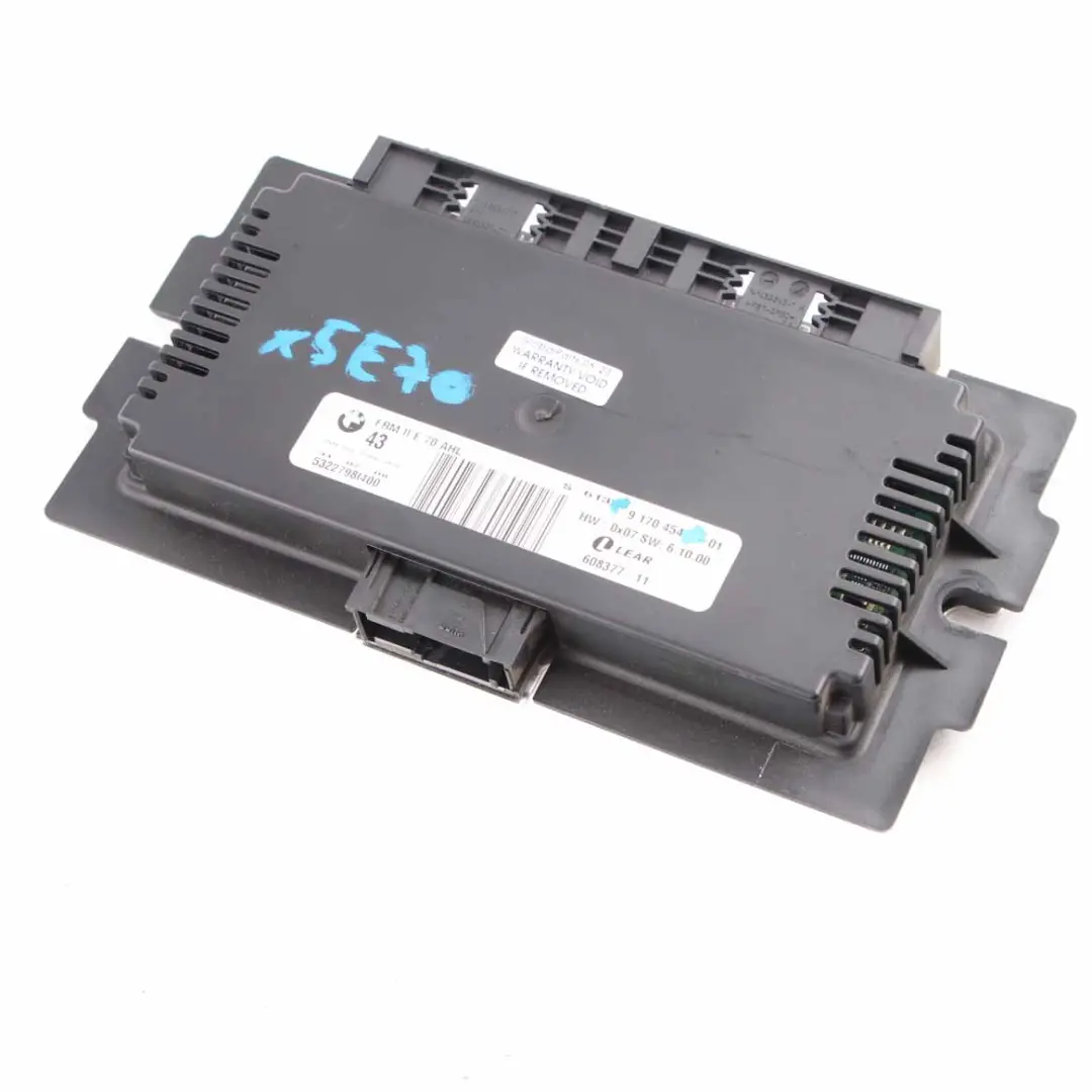Fußraum ECU Lichtsteuergerät Modul FRM II Lear für BMW X5 E70 mit Teilenummer 9170454 BMW X5 E70 Fußraum ECU Lichtsteuergerät Modul FRM II Lear - SKU 9170454 - Teilenummer 9170454