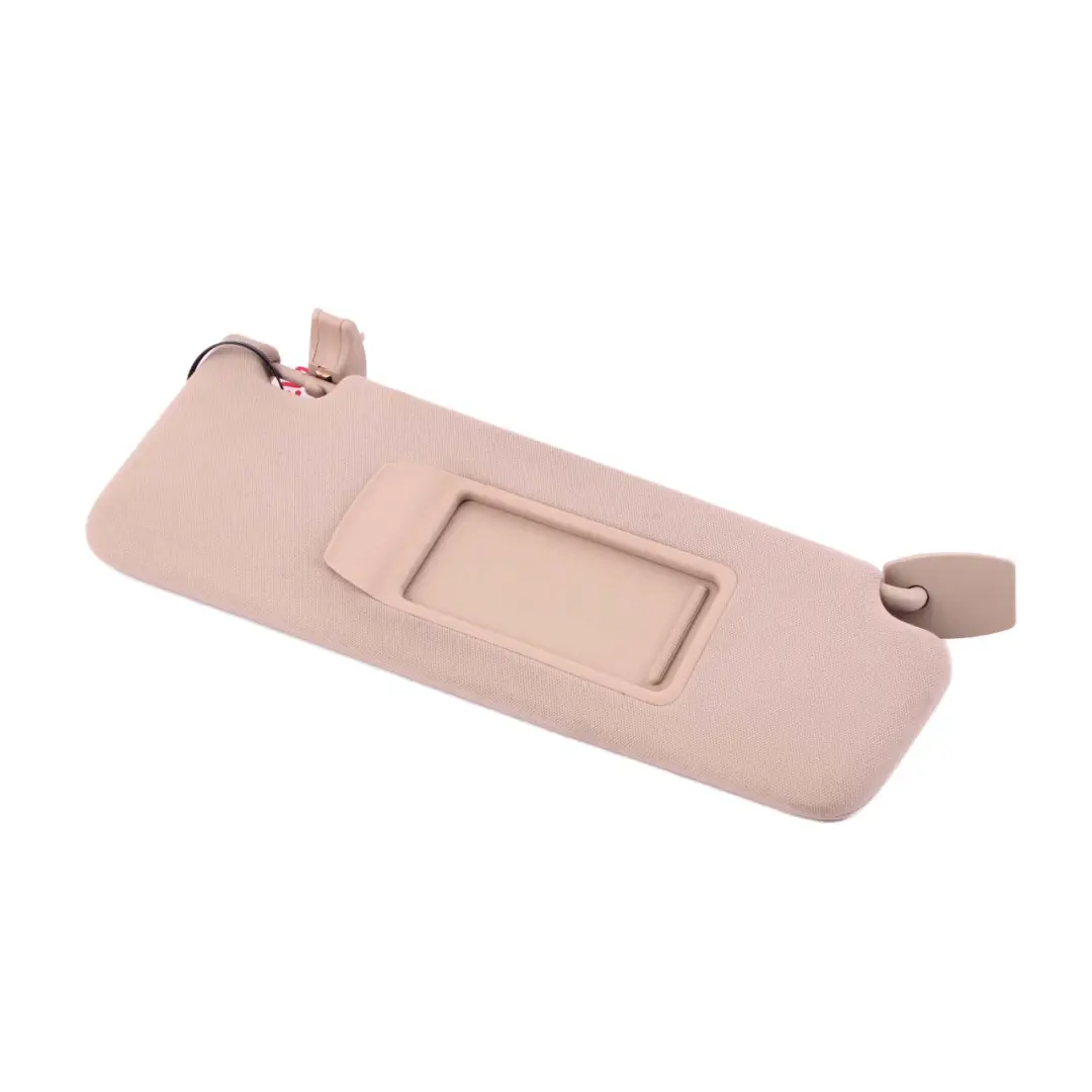 Aletta Parasole Illuminata Anteriore Destra Oyster per BMW F01 F02 con numero di parte 9170576 BMW F01 F02 Aletta Parasole Illuminata Anteriore Destra Oyster - SKU 9170576 - Numero di parte 9170576
