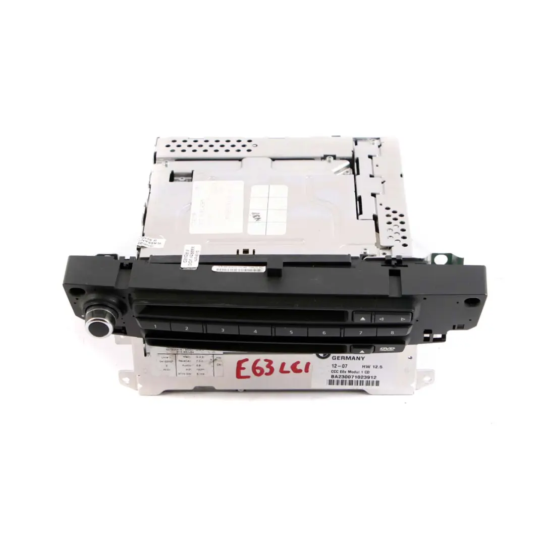 BMW 6 Series E63 LCI CCC DVD Sat Navigation System CD Player Head Unit - SKU 9170706 - Part number 9170706